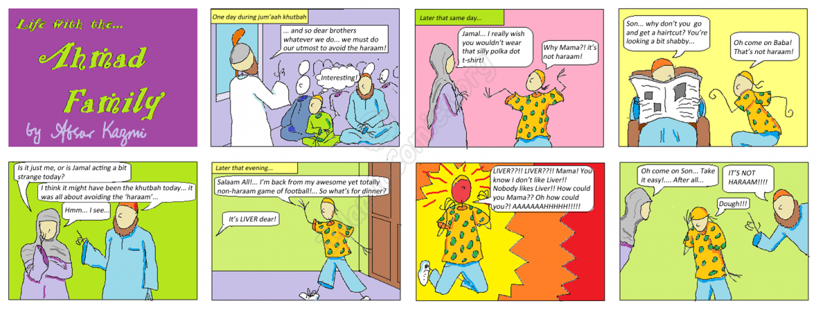 Life with the Ahmad Family Comics - That's Not Haram!