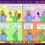 Life with the Ahmad Family Comics - Hajj Packing