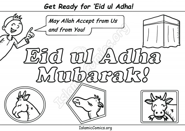 Eid ul Adha Coloring Page (English)