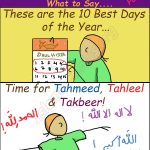 Ahmad Family Comic - First 10 days of Dhul Hijjah - The best days of the year!