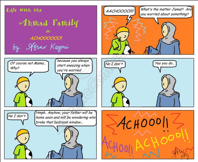 A hilarious Islamic Comic that Mom always knows!
