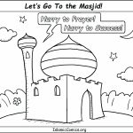Ramadan Masjid - Islamic Coloring Page