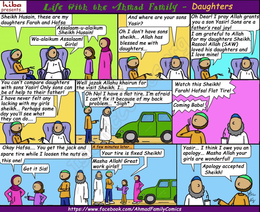 This Islamic Comic strikes a blow for woman's lib!