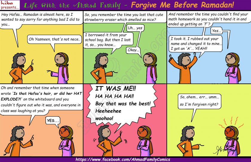 Forgive Me Before Ramadan - Life with the Ahmad Family (Islamic Comics)