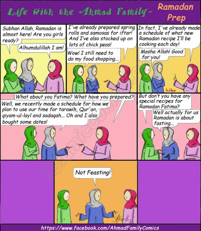 Life with the Ahmad Family Comic - Ramadan Prep (Islamic Comics)
