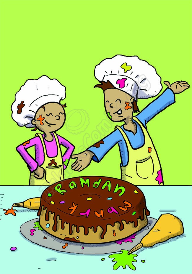 Have you ever made a Ramadan Cake? (Islamic Illustrations