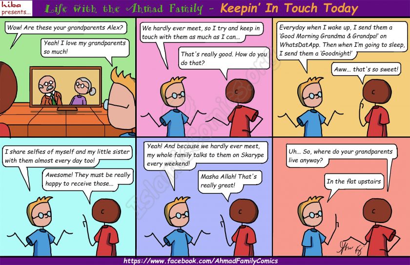 Keepin' in Touch - Life with the Ahmad Family Comics