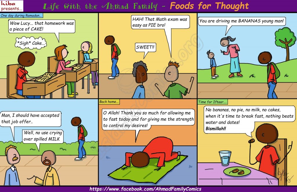 Foods for Thought - Life with the Ahmad Family (Islamic Comic)