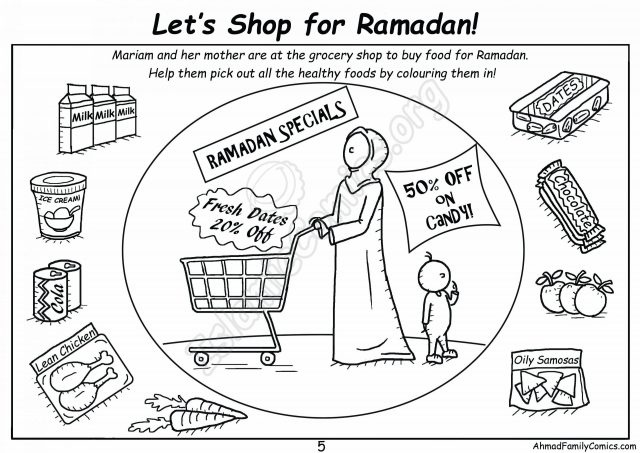 Ramadan Shopping - Islamic Activity Page