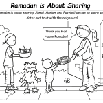 Ramadan is About Sharing Activity Page