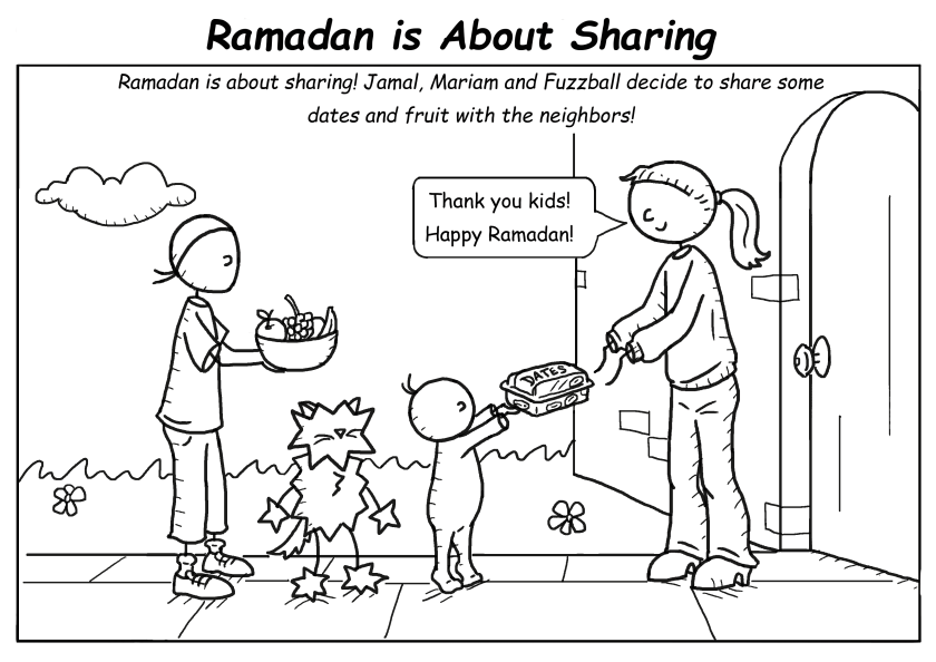 Ramadan is About Sharing Activity Page