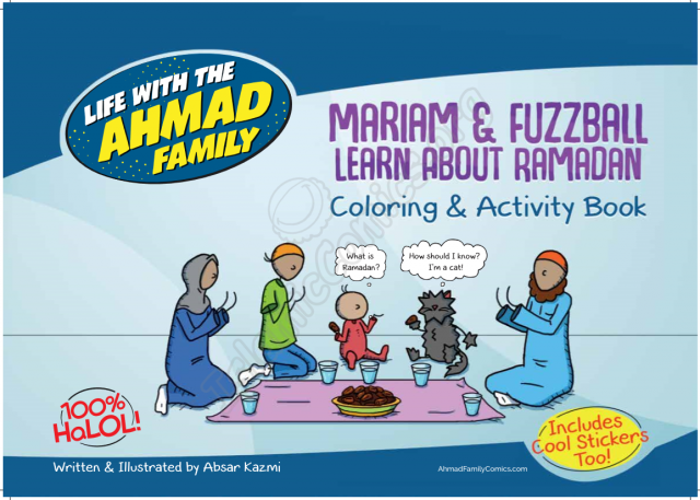 Mariam & Fuzzball Learn About Ramadan - Colouring & Activity Book!