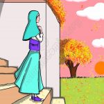 Muslim Girl at Sunset (Islamic Manga) - Yusra Kazmi