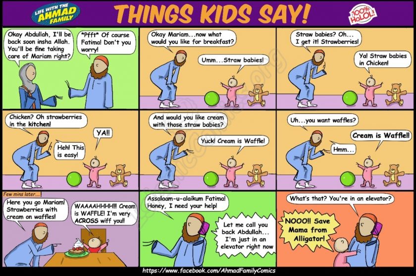 The Things Kids Say - Ahmad Family Islamic Comic