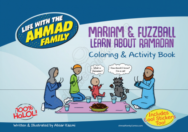 Download Mariam & Fuzzball Learn About Ramadan - Coloring and Activity Book (PDF) - Islamic Comics