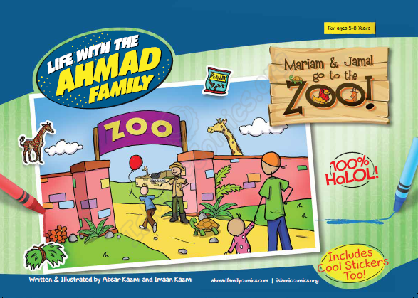 Download Mariam And Jamal Go To The Zoo Coloring And Activity Book Pdf Islamic Comics