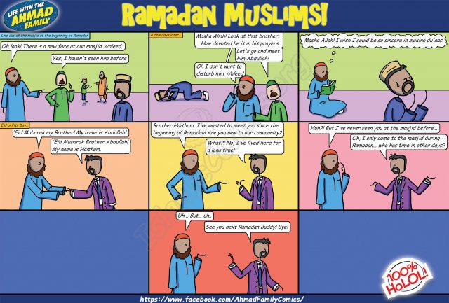 Ramadan Muslims! - Life with the Ahmad Family Comics!