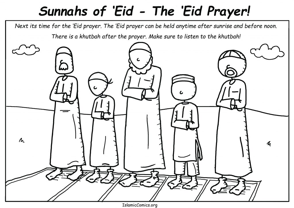 Sunnahs of Eid ul Fitr - Eid Prayers (Islamic Comics)