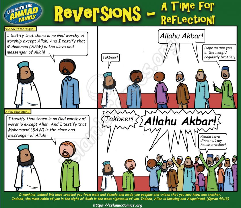 Reversions A Time for Reflection - Ahmad Family Comic