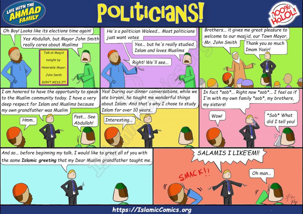 Ahmad Family Comics - Politics