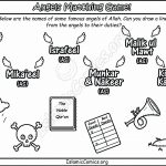 Angels Matching Game - Islamic Activity Page