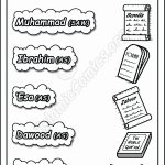 Prophets and Books - Islamic Activity Pages