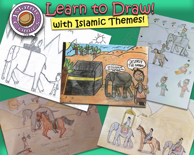 Learn to Draw with Islamic Themes Collage
