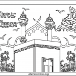 Dhul Hijjah - Adult Coloring Page (Islamic Comics)
