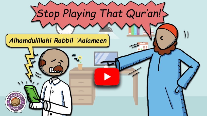 Stop Playing That Qur'an - Ahmad Family Islamic Cartoon