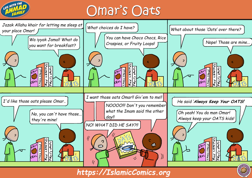 Omar's Oats - Islamic Comics