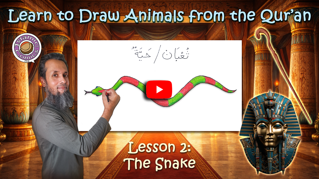 Musa's (AS) Staff Turned Into a Snake! - Hear the Story & Draw the ...